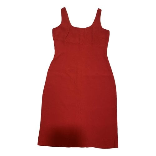 Pre-owned Emporio Armani Mid-length Dress In Red