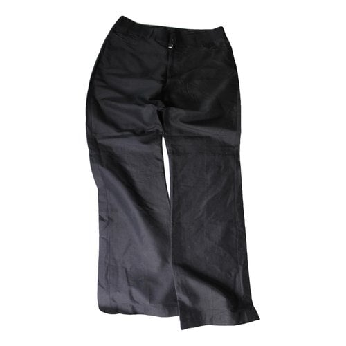 Pre-owned Jean Paul Gaultier Trousers In Black