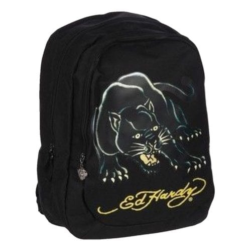 Pre-owned Ed Hardy Travel Bag In Black