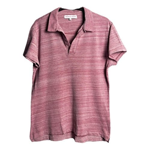 Pre-owned Orlebar Brown Polo Shirt In Pink