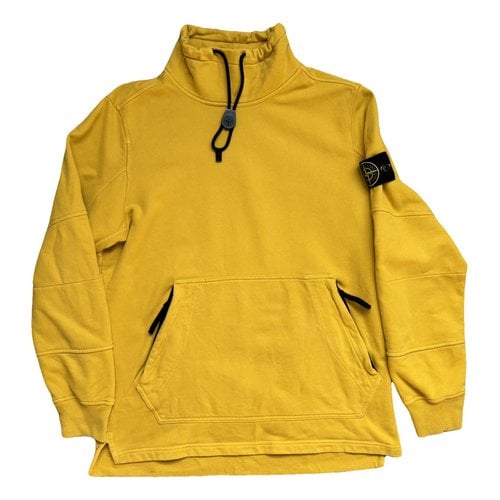 Pre-owned Stone Island Knitwear & Sweatshirt In Yellow