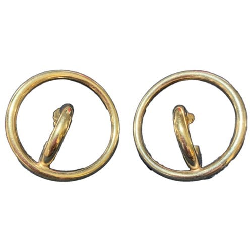 Pre-owned Charlotte Chesnais Saturn Yellow Gold Earrings