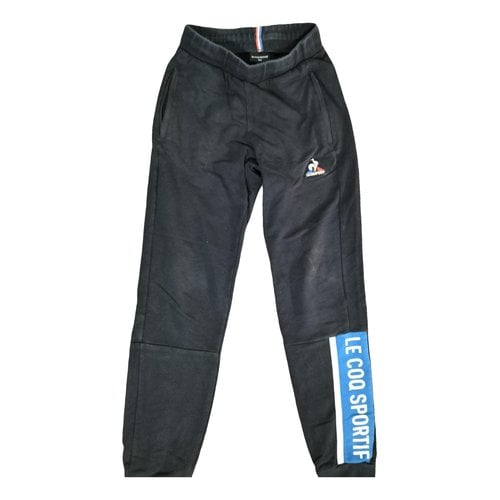 Pre-owned Le Coq Sportif Trousers In Blue
