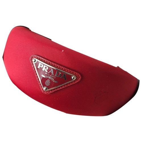Pre-owned Prada Hair Accessory In Red