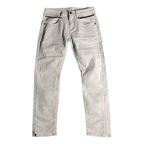 Pre-owned R13 Slim Jeans In White