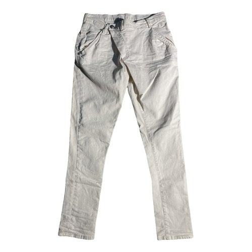 Pre-owned R13 Straight Jeans In White