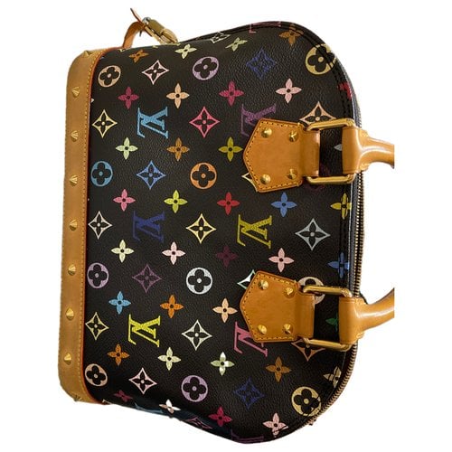 Pre-owned Louis Vuitton Alma Leather Handbag In Multicolour