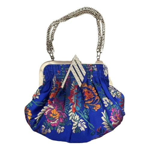 Pre-owned Attico Silk Handbag In Blue