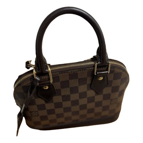 Pre-owned Louis Vuitton Alma Leather Handbag In Other