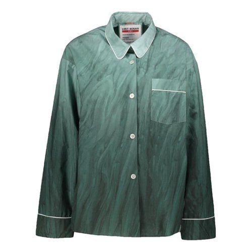 Pre-owned Umit Benan Shirt In Green