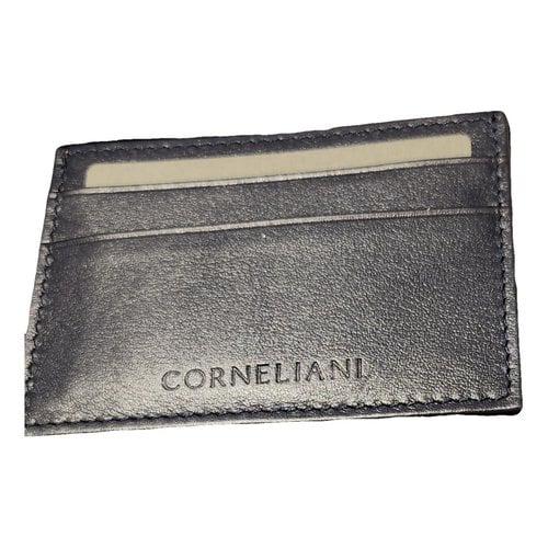 Pre-owned Corneliani Leather Small Bag In Black