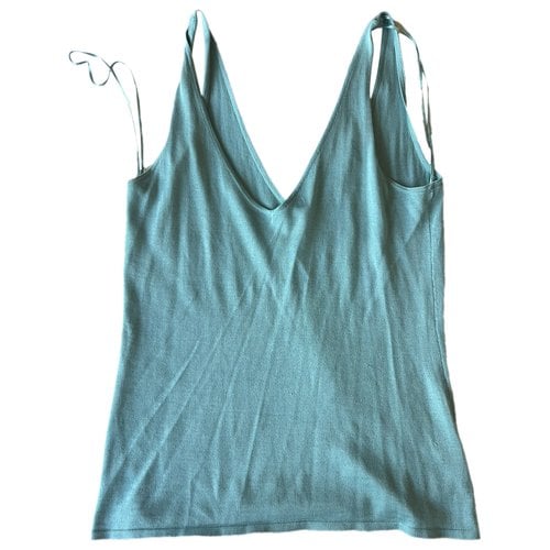 Pre-owned Ralph Lauren Silk Vest In Blue