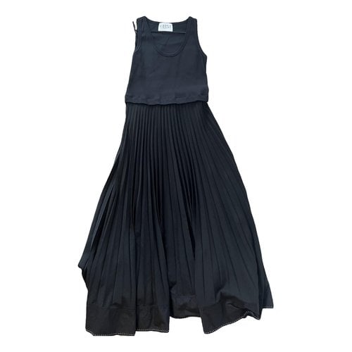 Pre-owned Claudie Pierlot Maxi Dress In Black