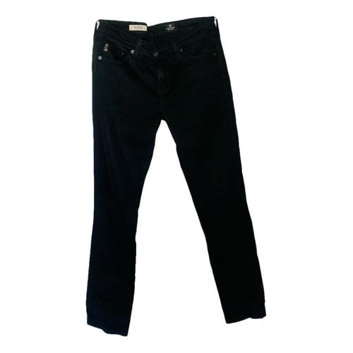 Pre-owned Anthropologie Slim Jeans In Black