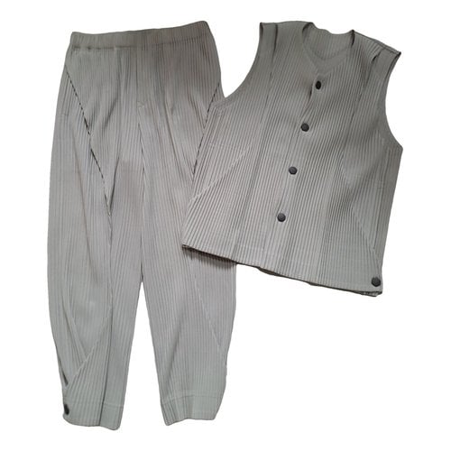 Pre-owned Issey Miyake Suit In Grey