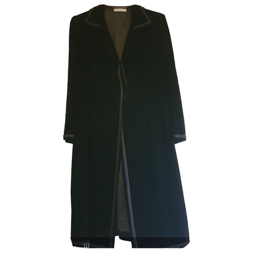 Pre-owned Givenchy Velvet Coat In Black