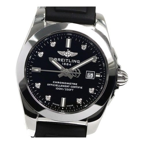 Pre-owned Breitling Watch In Black