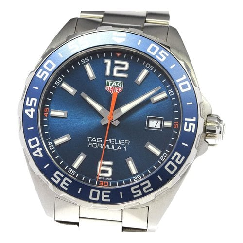 Pre-owned Tag Heuer Formula 1 Watch In Blue