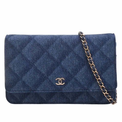 Pre-owned Chanel Wallet In Blue