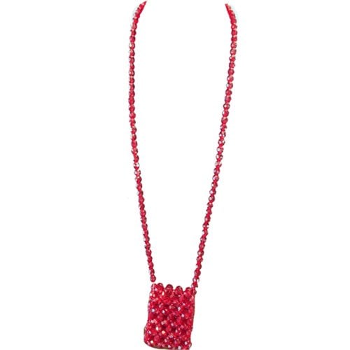 Pre-owned Emporio Armani Necklace In Red