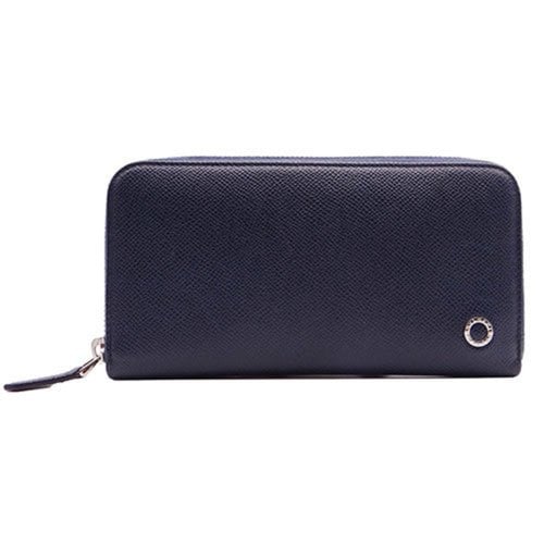 Pre-owned Bvlgari Leather Small Bag In Navy