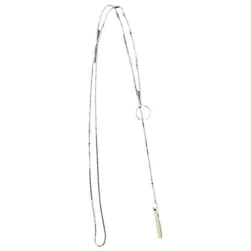 Pre-owned Gucci Link To Love White Gold Necklace In Silver