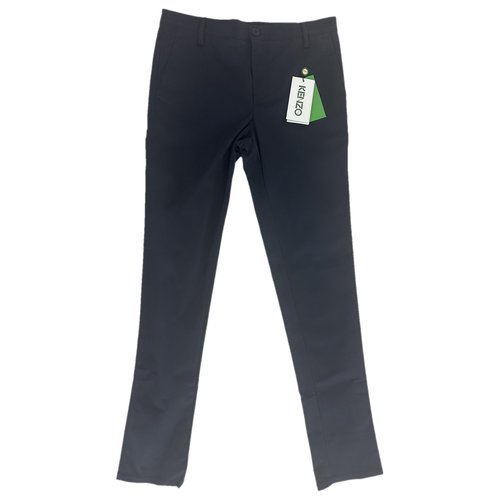 Pre-owned Kenzo Trousers In Blue