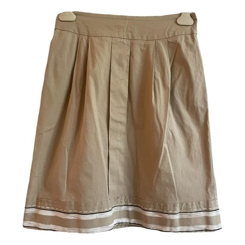 Pre-owned Philosophy Di Alberta Ferretti Mid-length Skirt In Beige