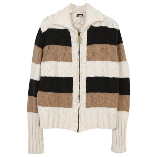 Pre-owned D&g Cardigan In White