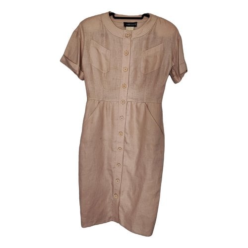 Pre-owned Fendi Linen Mid-length Dress In Other