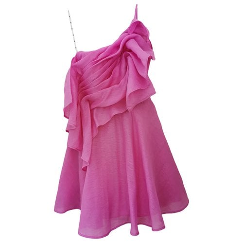Pre-owned Aje Mini Dress In Pink