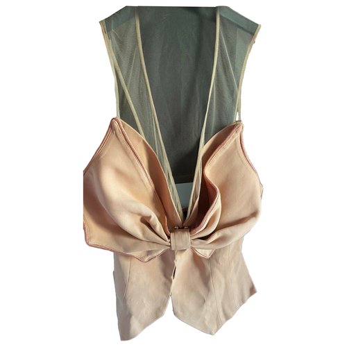 Pre-owned Elisabetta Franchi Corset In Pink