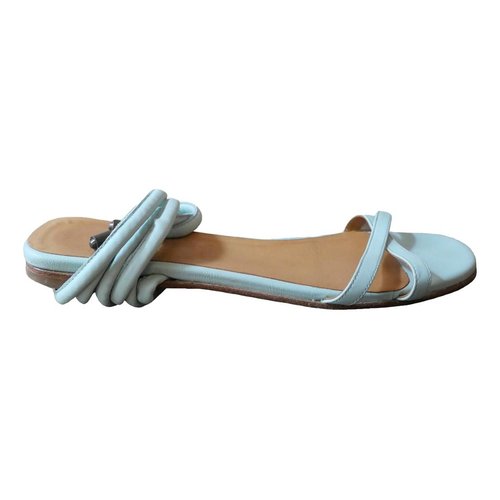 Pre-owned Cacharel Leather Sandals In Blue