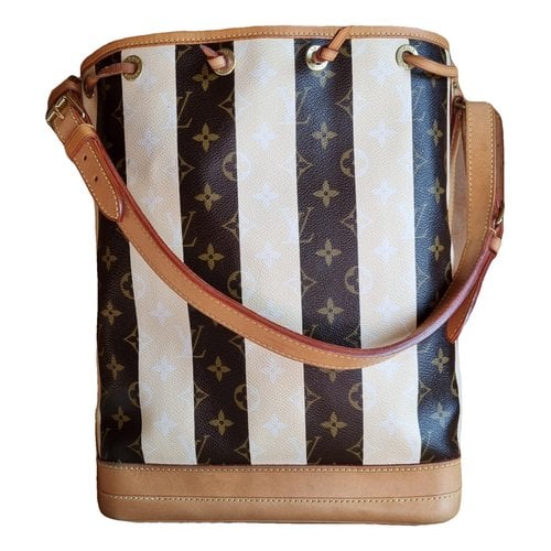 Pre-owned Louis Vuitton Noé Linen Handbag In Other