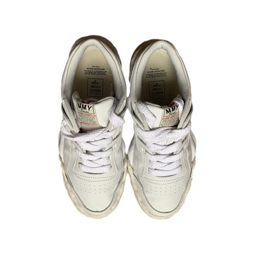 Pre-owned Miharayasuhiro Leather Trainers In White
