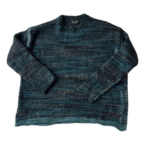 Pre-owned Zadig & Voltaire Wool Sweatshirt In Blue