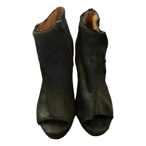 Pre-owned Jeffrey Campbell Leather Boots In Black