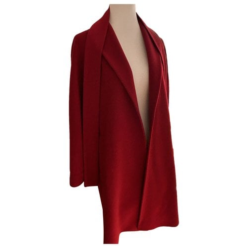 Pre-owned Loro Piana Wool Coat In Red