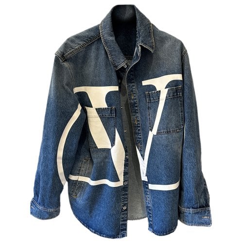 Pre-owned Valentino Vest In Blue