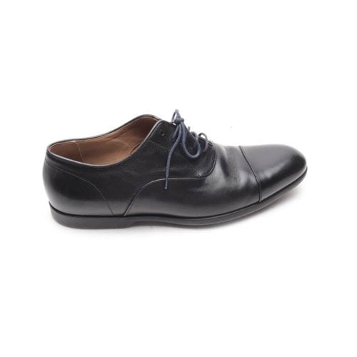 Pre-owned Paul Smith Leather Flats In Black