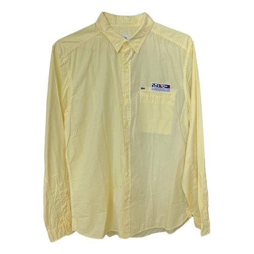 Pre-owned Lacoste Shirt In Yellow