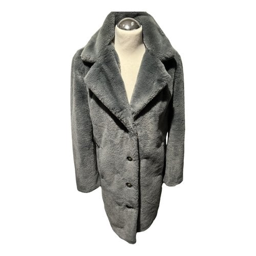 Pre-owned Oakwood Faux Fur Coat In Grey