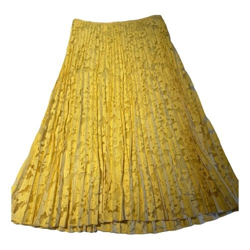 Pre-owned By Malene Birger Mid-length Skirt In Yellow