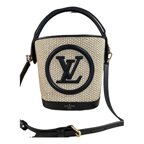 Pre-owned Louis Vuitton Bucket Leather Handbag In Black