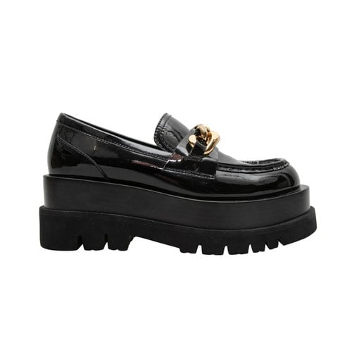 Pre-owned Jeffrey Campbell Leather Flats In Black