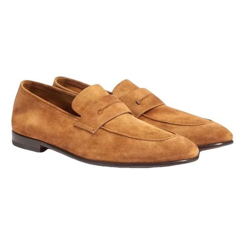 Pre-owned Zegna Flats In Other