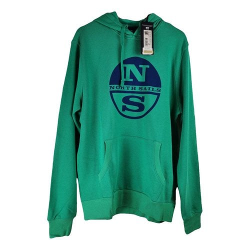 Pre-owned North Sails Sweatshirt In Green