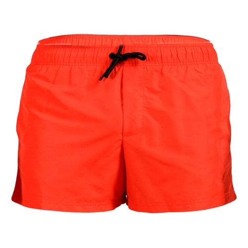 Pre-owned Versace Short In Red