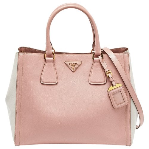 Pre-owned Prada Leather Tote In Pink
