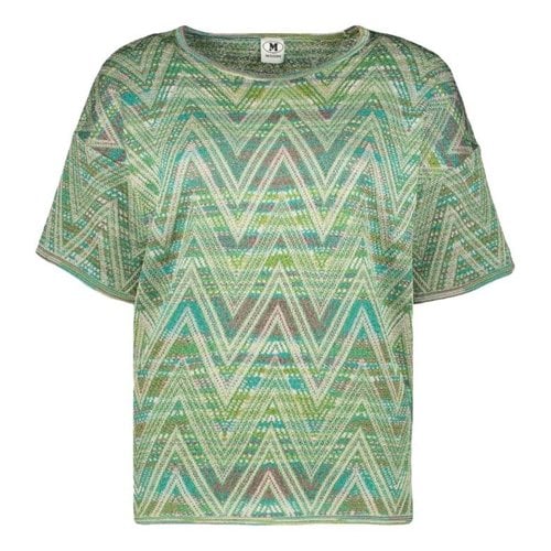 Pre-owned M Missoni Wool T-shirt In Green
